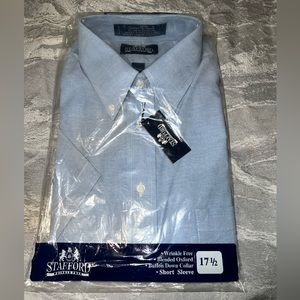 NWT Stafford Short Sleeve Button Down